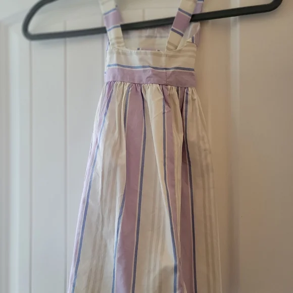 Toddler girls Janie and Jack summer striped halter dress sz 18-24mo - Picture 2 of 4